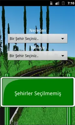 SehirlerArasiMesafe android App screenshot 1